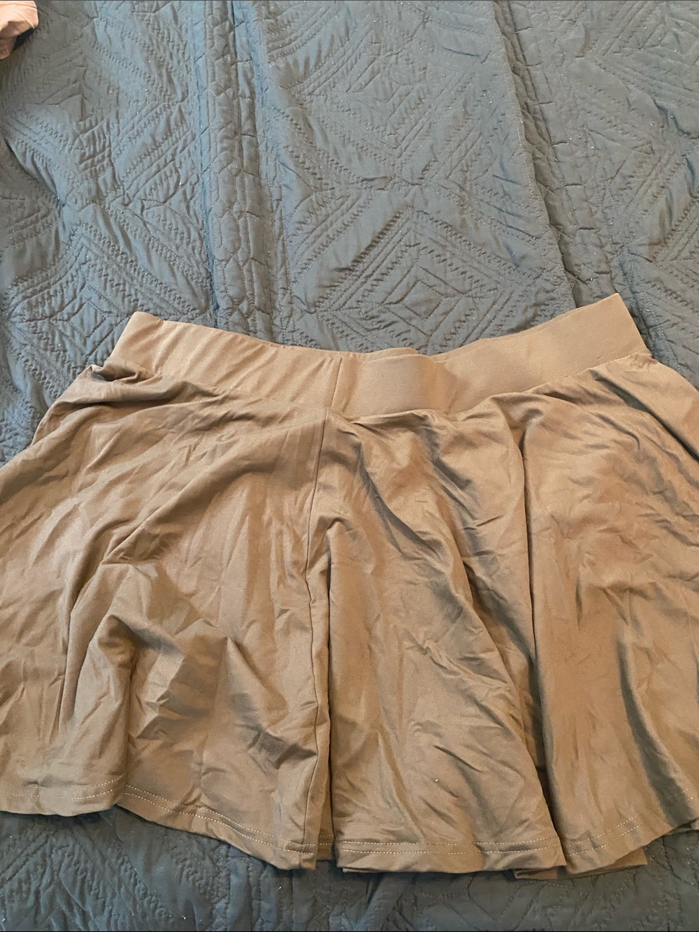 Amazon Women's Circle Skater Skirt in Taupe